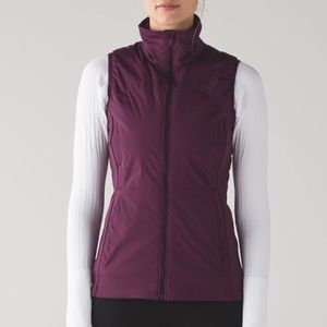 Lululemon Run For Cold Vest, Size 4